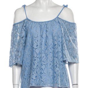 PARKER Printed Scoop Neck Blouse